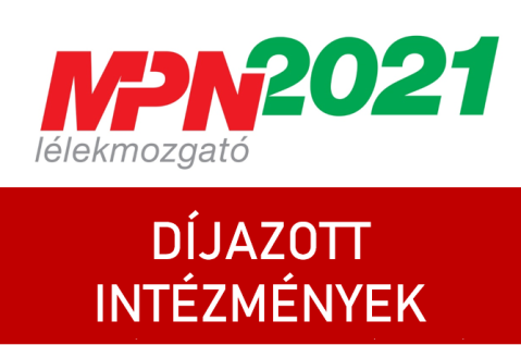 Eredményhirdetés MPN2021 Lélekmozgató díjazott intézmények