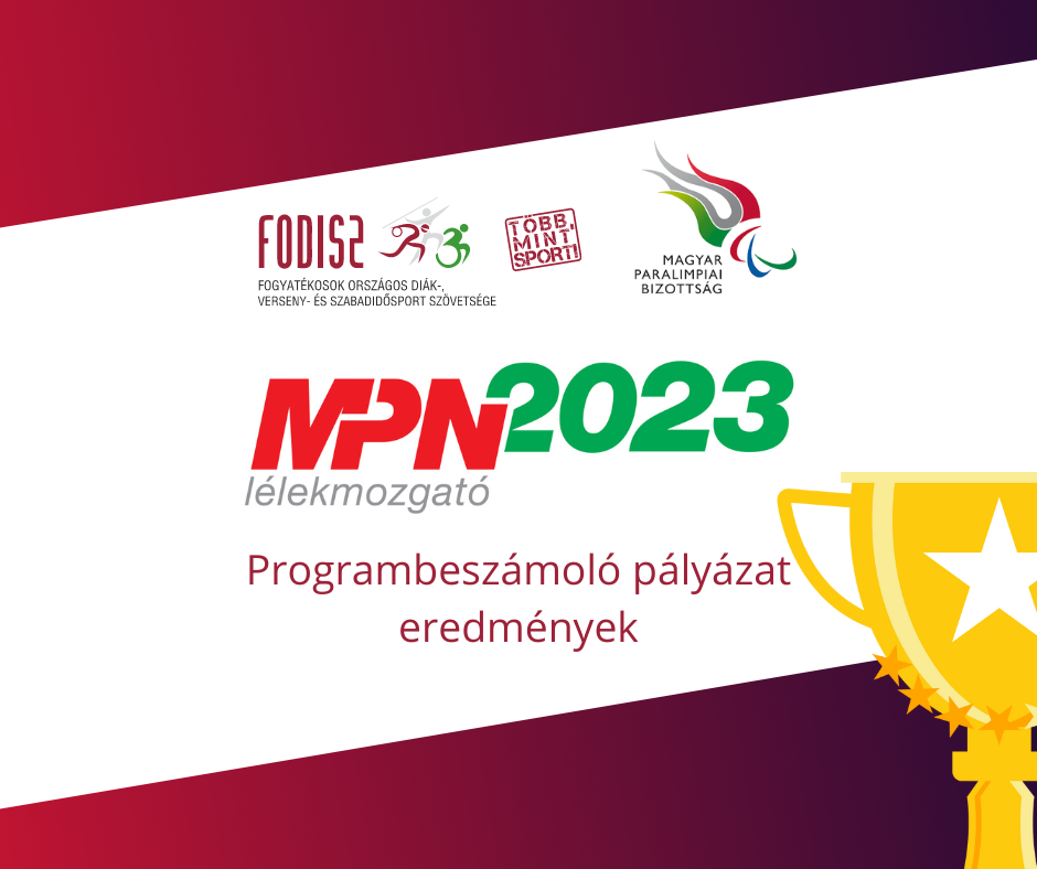 Íme a 2023 évi MPN programbeszámoló pályázat eredményei