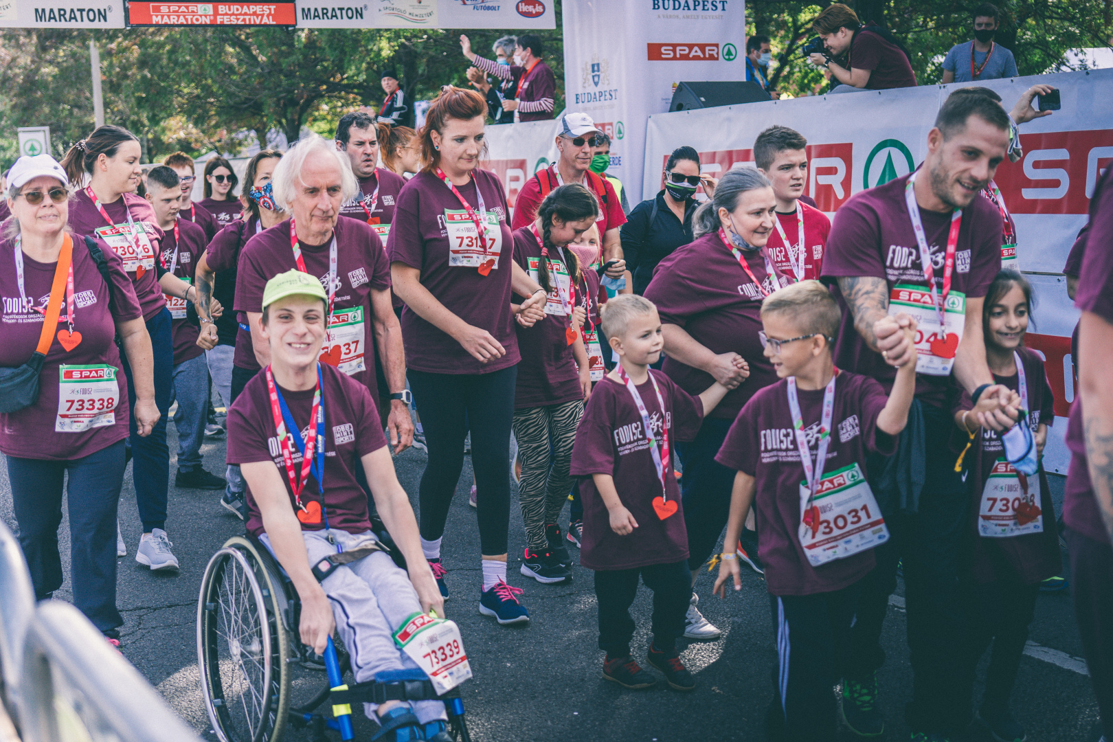 FODISZ Esélyegyenlőségi Futam a 36. SPAR Budapest Maratonon