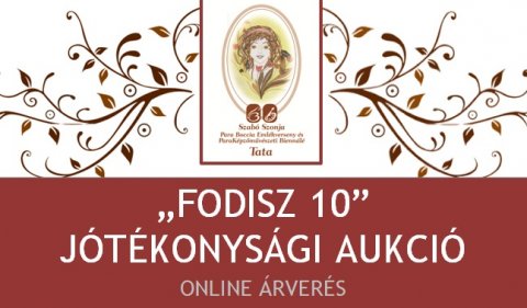 „FODISZ 10” JÓTÉKONYSÁGI AUKCIÓ - Online árverés